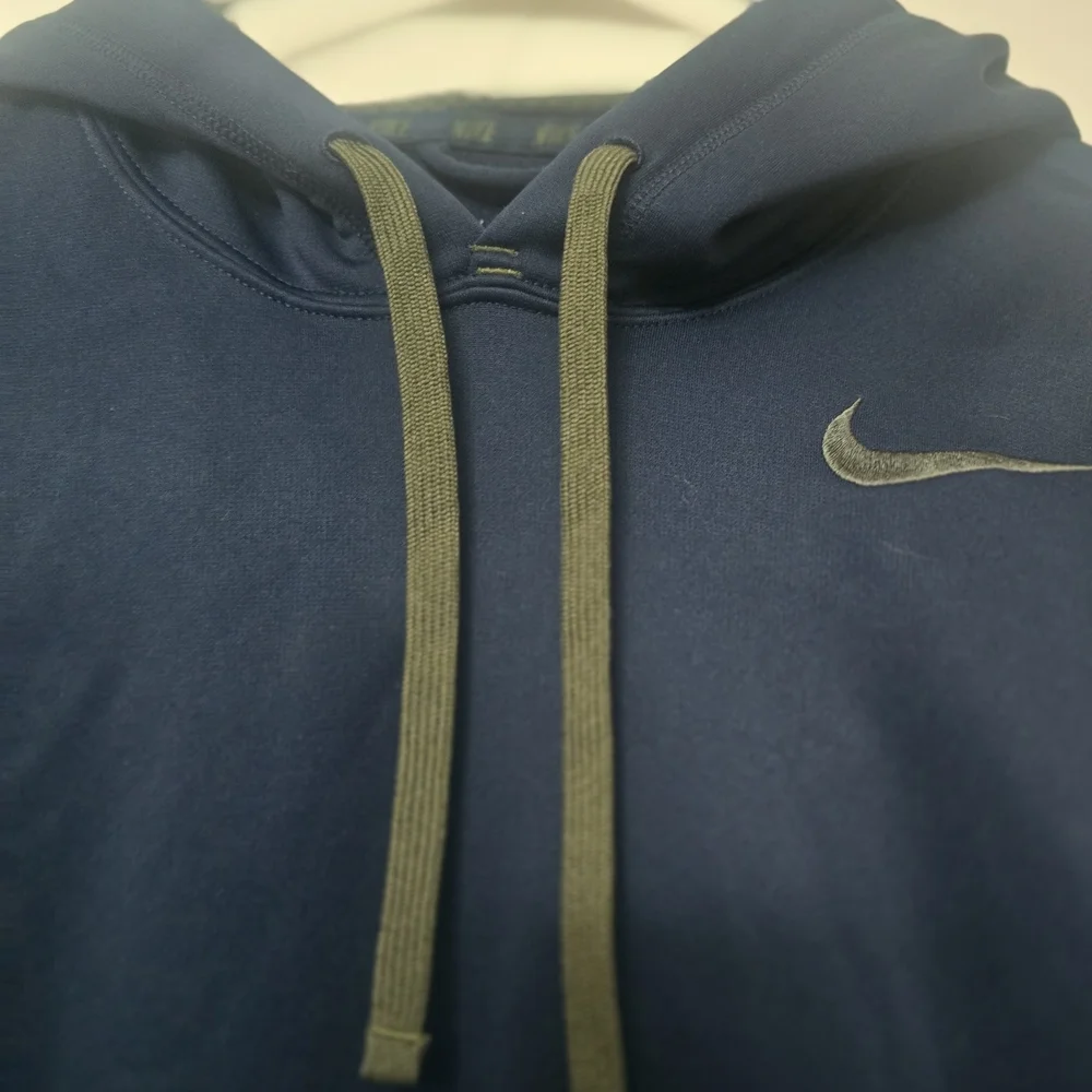 Nike Navy Hoodie with Drawstrings